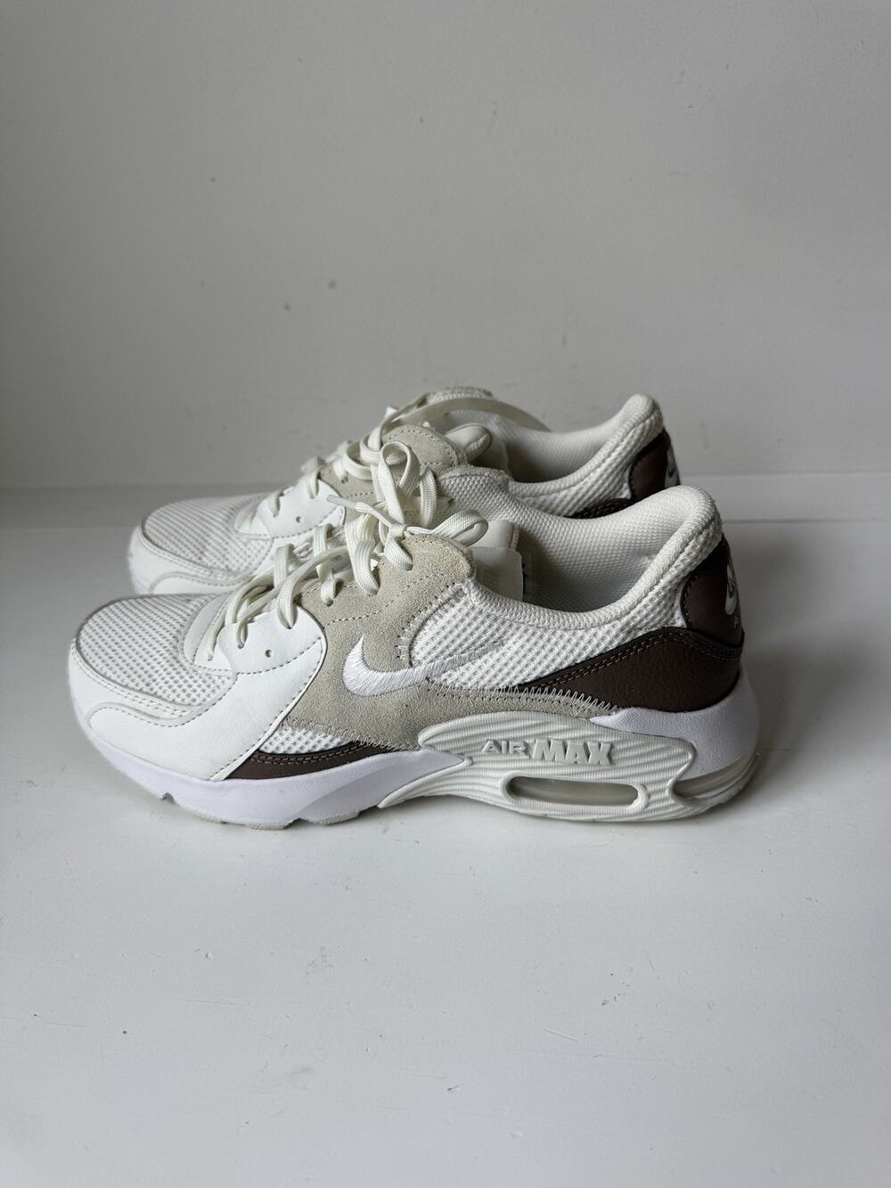 Nike Womens Air Max Excee CD5432-101 White Running Shoes Size 9.5 Low